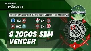 Vai cair? Corinthians entra no Z4 após empate com o Vitória pelo Brasileirão