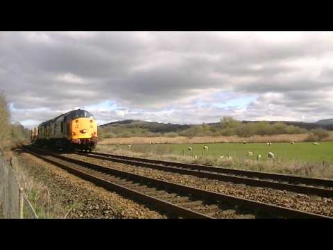 DRS 37604+37069. 6K73 Flasks. Silverdale. 16/04/16