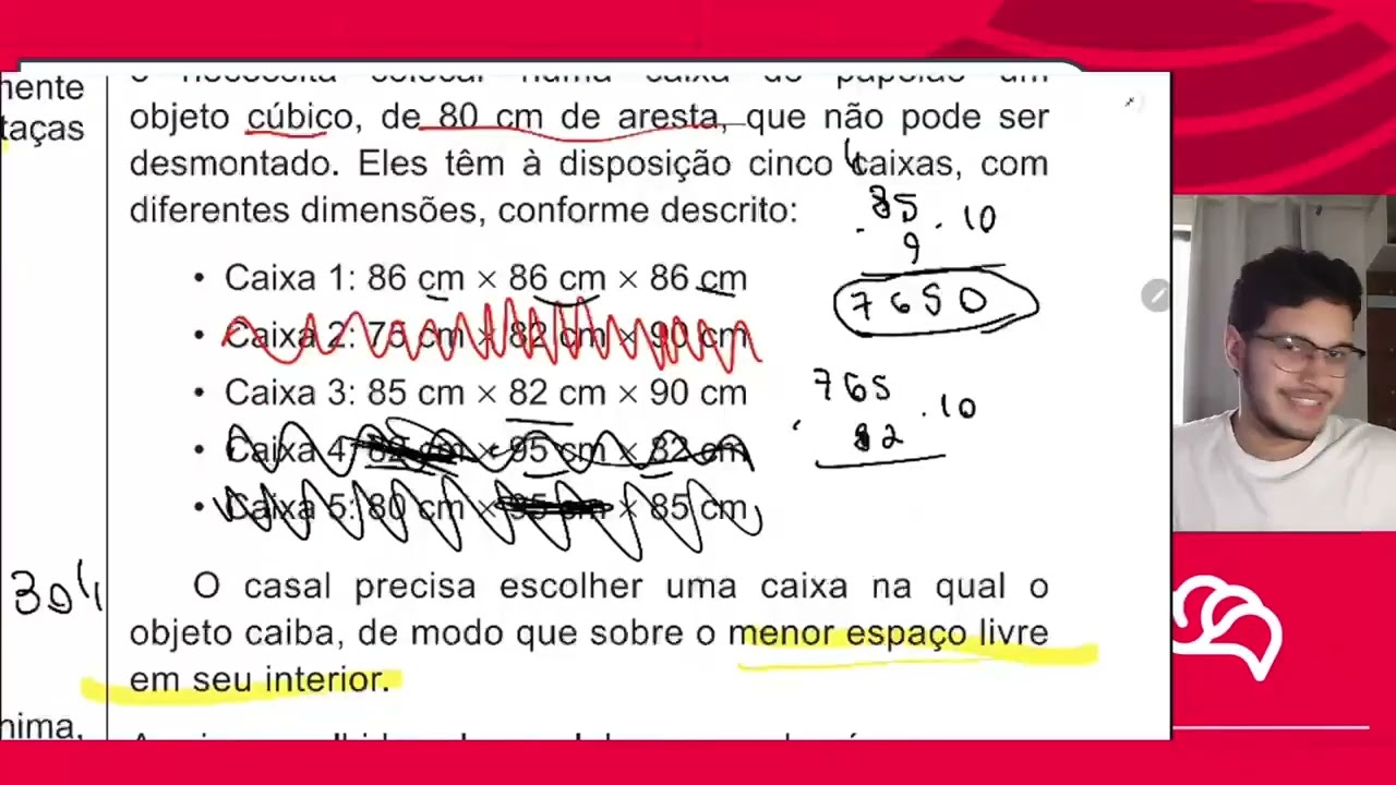 Resolução em Vídeo — Questão 142 ENEM 2017