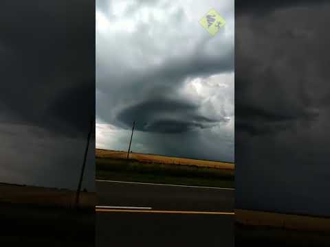 TORMENTA - Ruta 36 Alcira Gigena - Córdoba - 31/12/24. Video de Pablo Sebastián Pacienza