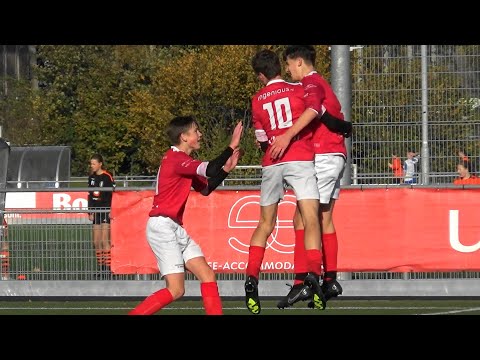 Tweede helft Sparta Nijkerk JO17-1 - vv DOVO JO17-1.