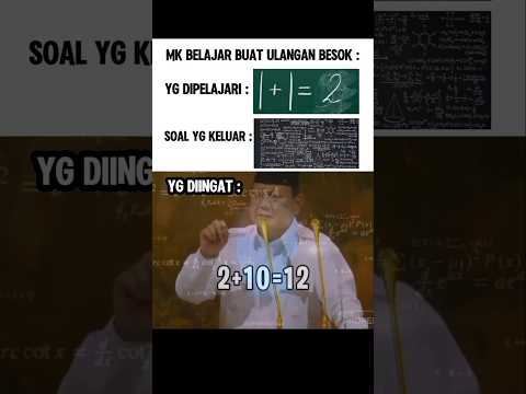 MK : Belajar Buat Ulangan Besok #meme #garingxd