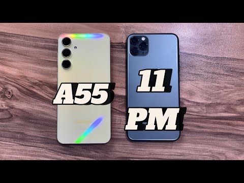 Samsung Galaxy A55 vs iPhone 11 Pro Max