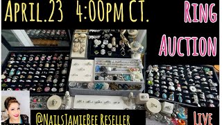 Live Jewelry Auction - April. 23 at 4:00 pm CT. At @nailsjamiebeereseller