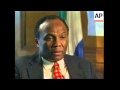 USA: WASHINGTON: SIERRA LEONE'S AMBASSADOR TO US JOHN LEIGH VISIT