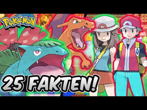 25 FAKTEN über Pokémon FEUERROT und BLATTGRÜN welche du vielleicht nicht kennst!