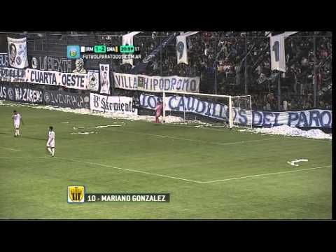 Gol de González. Independiente RM 1 - Santamarina 2. Fecha 16. Torneo Primera B Nacional 2014. FPT