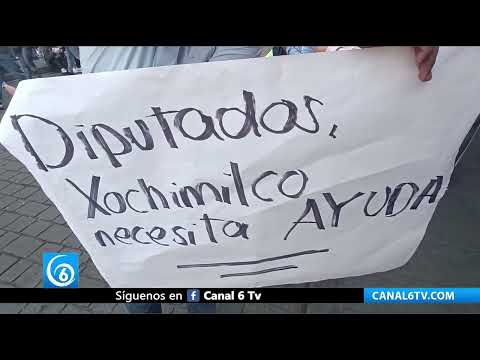 Video: Habitantes de Xochimilco en CDMX, piden a la SEPI cumplir seguro de desempleo