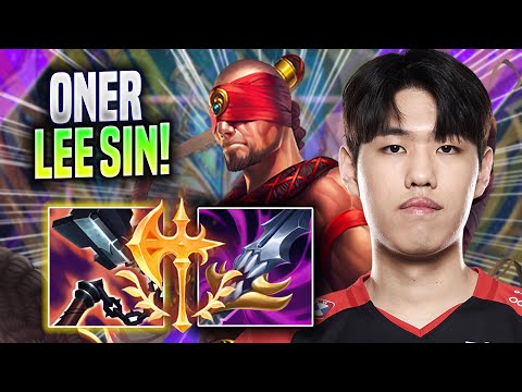 ONER DESTROYING WITH LEE SIN! - T1 Oner Plays Lee Sin JUNGLE vs Xin Zhao! | Season 2022