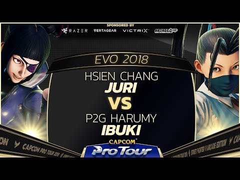 Hsien Chang (Juri) vs P2G Harumy (Ibuki) - EVO 2018 - Pools - SFV - CPT 2018