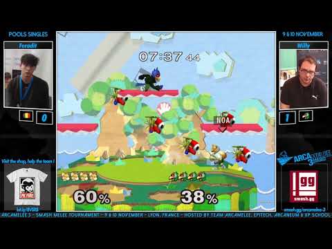 ▼ARCAMELEE 3 - POOLS SINGLES - Feradit (Fox) VS Willy (Falco)
