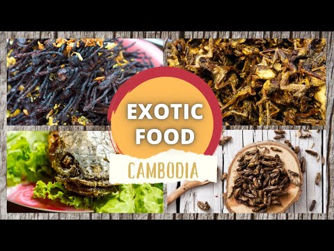 Eating Exotic Foods From Cambodia