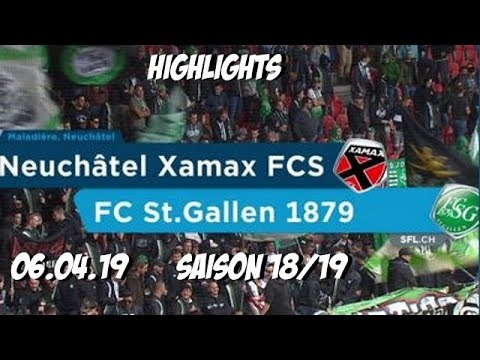 Highlights: FCS Neuchatel Xamax s Fc St.Gallen (06.04.19)