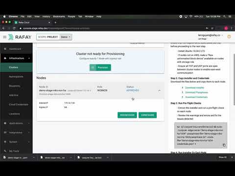 Rafay MKS (Upstream Kubernetes) on Ubuntu1604