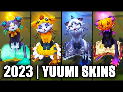 ALL YUUMI SKINS SPOTLIGHT 2023 | League of Legends