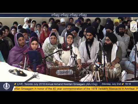 024 Toronto July 2018 - Monday Evening - Bibi Puneet Kaur Jee Ludhiana