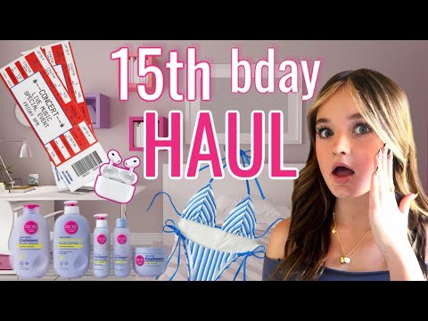 15th Birthday HAUL! SHOCKED 😱