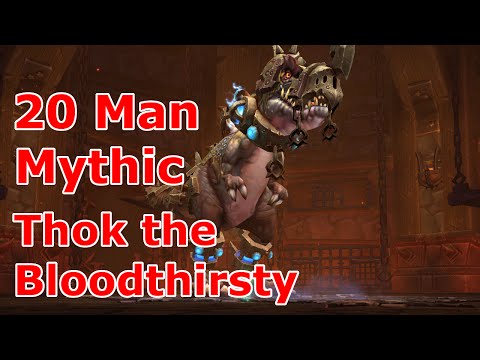World of Warcraft Mythic Thok the Bloodthirsty (Warlock PoV)