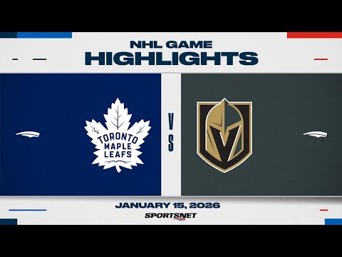 NHL Highlights | Maple Leafs vs. Golden Knights - January 15, 2026