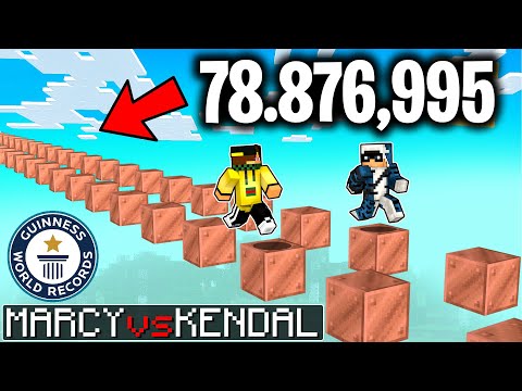 PROVO A BATTERE 5 RECORD MONDIALI *SPECIALE CON KENDAL* MINECRAFT