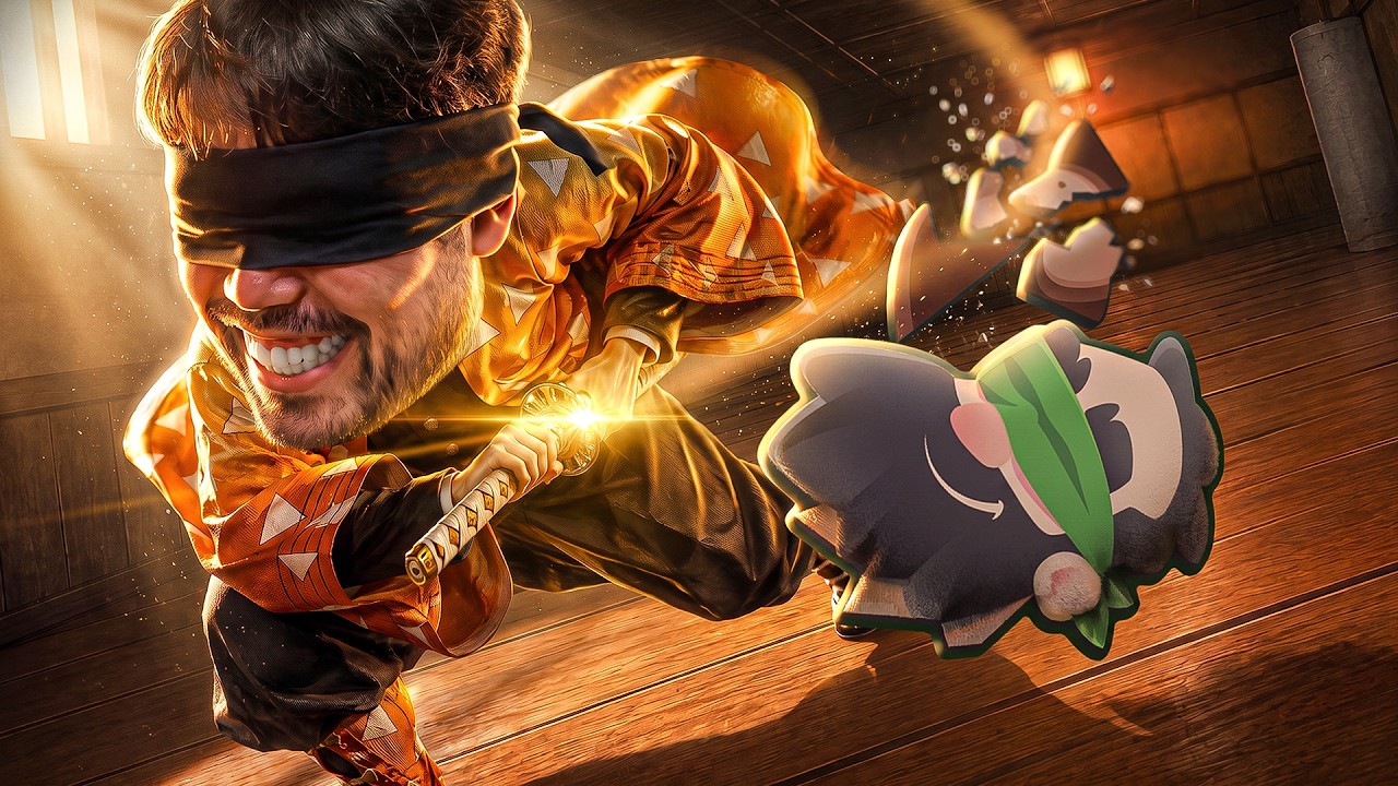 MARTIN IS BLINDFOLDED?!?!?