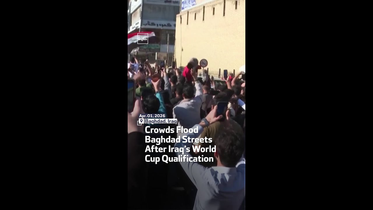 Video | Crowds Flood Baghdad Streets After Iraq’s World Cup Qualification
