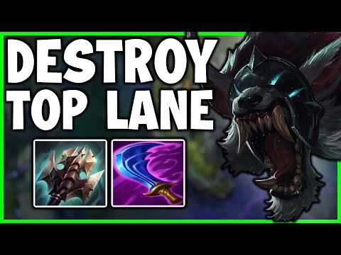 HOW TO PLAY WARWICK TOP VS LANE BULLIES *EASY WIN* - League of Legends
