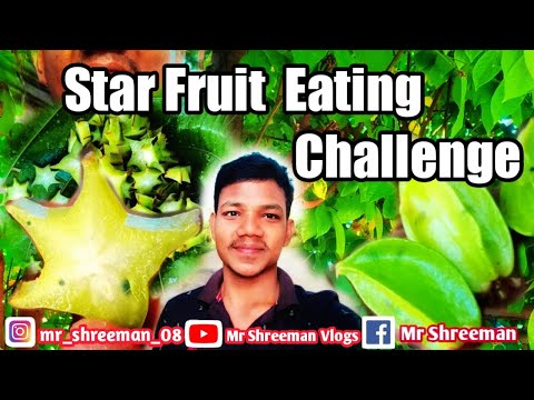 Star Fruit Eating Challenge || Mr Shreeman Vlogs
