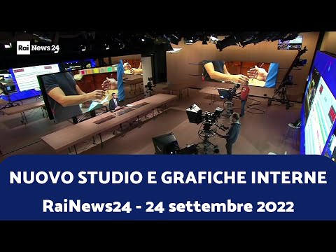RaiNews24 - Nuovo studio e grafiche | dal 24/09/2022