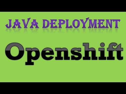 Java Web app hosting on Redhat Openshift 4