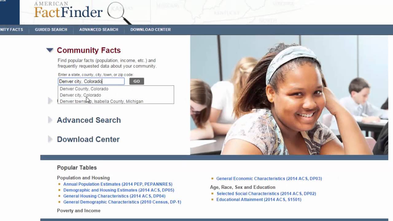 Finding U.S. Census Data
