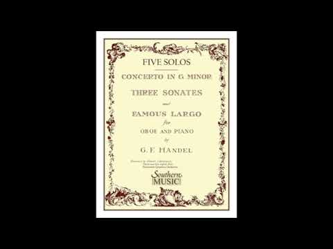 Handel Concerto in g-minor 1st Mov (A=442) "Karaoke - Accompaniment"