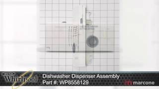 Whirlpool Dishwasher Dispenser Assembly Part # WP8558129