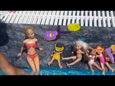 Barbie Ailesi 40. Bölüm/Tuna ve Öykü yüzme kursunda