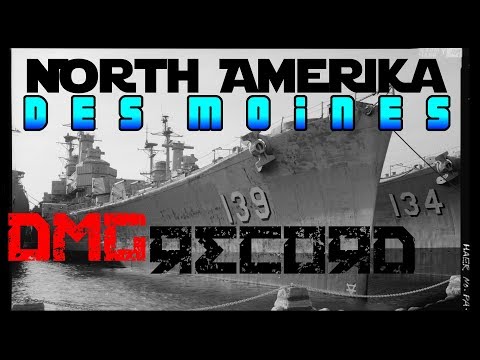 Des Moines Damage Record NA - 350K || World of Warships