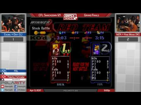 CFL Smackdown 121 Melee - Colbol + Oaty vs M2k + Momo - Doubles Grand Finals