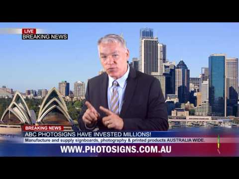 ABC Photosigns Breaking News!!