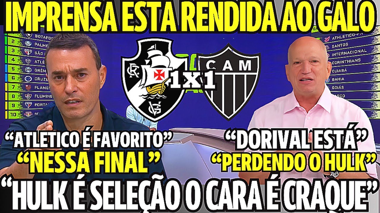 IMPRENSA DE TODO O BRASIL SE RENDE AO GALO E HULK! ESSE TIME VAI SER CAMPEÃO! NOTICIAS DO ATLETICO!