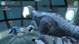 LEGO Jurassic World - Mosasaurus Free Roam Gameplay (Plus Sneaking Indominus Rex Underwater!)