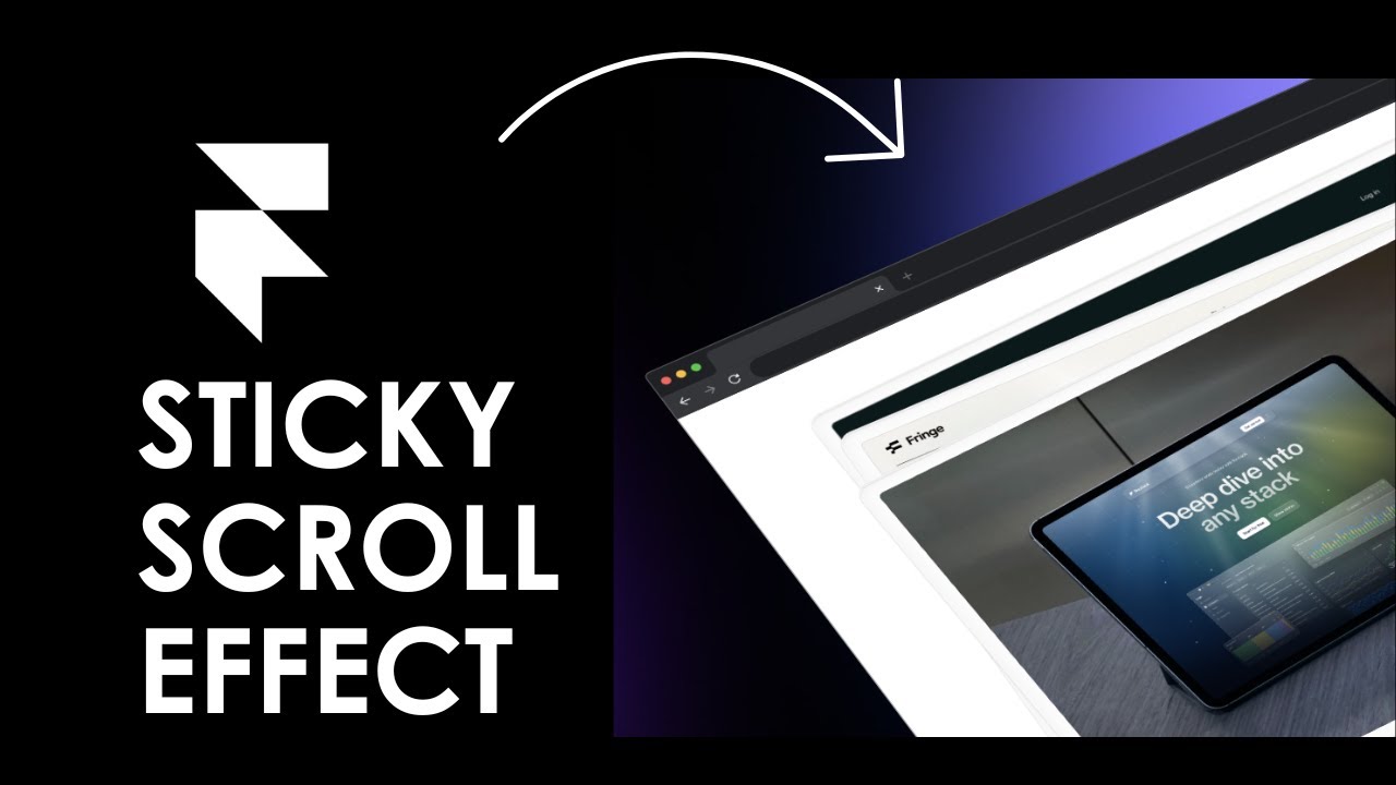 How to design Scroll Sticky Effect in Framer (Web designer's little secret)