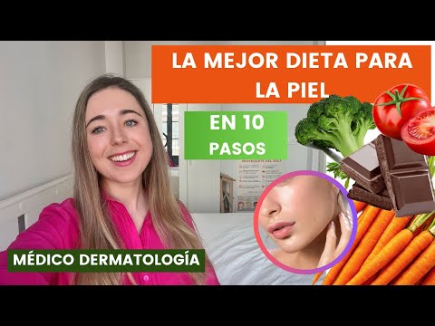 MÉDICO EXPLICA LA MEJOR DIETA PARA LA PIEL EN 10 PASOS | ENVEJECIMIENTO, ACNÉ, ROSÁCEA, HIDRATACIÓN