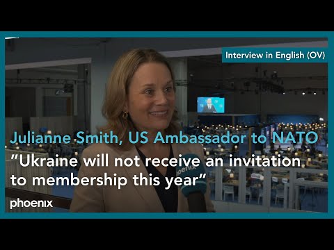 Julianne Smith, US Ambassador to NATO | Interview in English (OV) with German TV channel phoenix