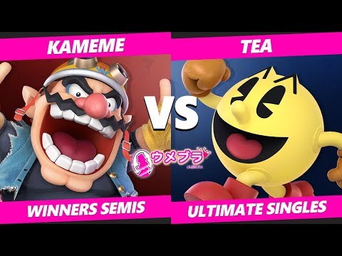 Umebura SP4 SSBU - R2G | Kameme (Wario) Vs. Tea (Pac-Man) Japan Smash Ultimate Tournament WSF
