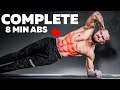 COMPLETE 8 Min ABS Workout at Home (ABS ON FIRE)