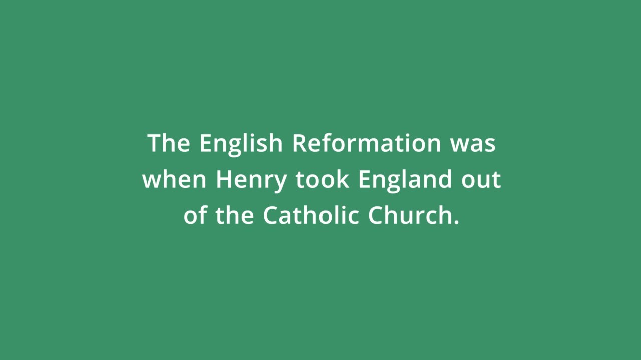 English Reformation - Homework Help For Kids