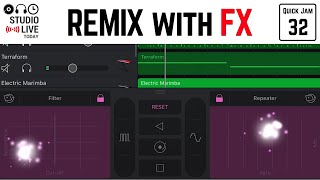 Use FX to Remix Tracks in GarageBand iOS (iPhone/iPad) - Quick Jam #32