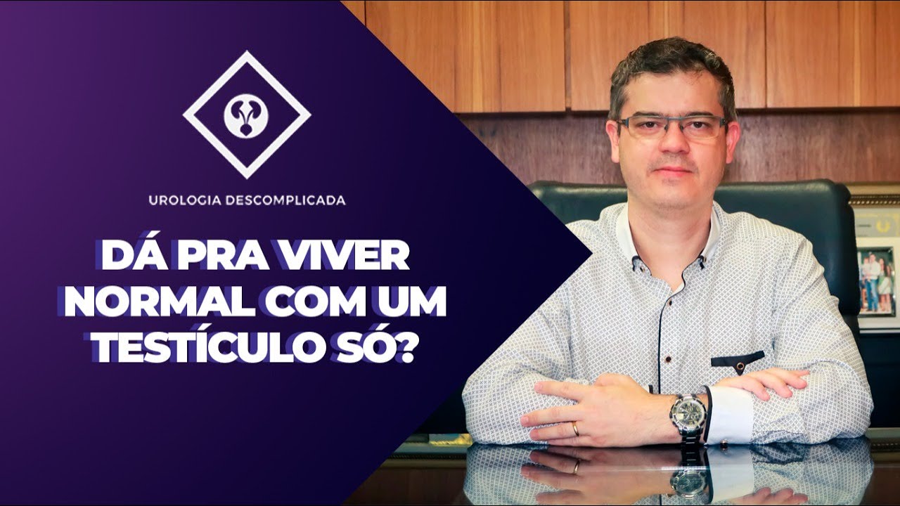 DÁ PRA VIVER SÓ COM UM TESTÍCULO?