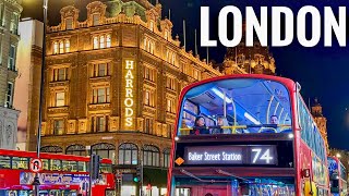 Download lagu London Christmas Lights Windows Shopping Harrods | London Walk 2025 [4K HDR] mp3