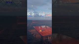 Waiting for Seafood Shack on Carnival Celebration! 🌊 Sea Day Dinner View #shorts 🦞