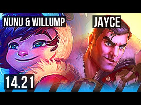 NUNU & WILLUMP vs JAYCE (MID) | 8/1/3, Legendary | KR Grandmaster | 14.21